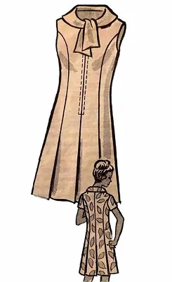 Vintage Ladies Summer Dress Original Printed Sewing Pattern Size 18-1/2 41  Bust • $9.99
