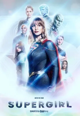 CW Promo Poster ~ Melissa Benoist Supergirl TV Show / Martian Manhunter Brainiac • $15.99
