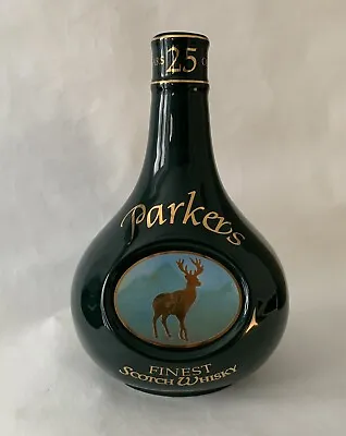 Parkers Dark Green Ceramic Whisky Decanter / Bottle By Wade • £4.99