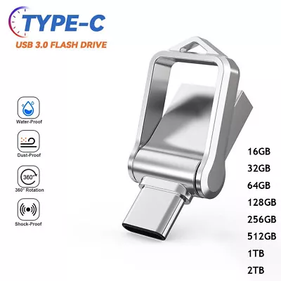 USB 3.0 Type C Stick USB-C OTG Flash Drive Mini Memory Pen For Samsung PC Laptop • $28.59