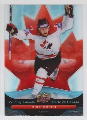 MIKE GREEN 2009-10 McDonald's Upper Deck Pride Of Canada #PC8 Acetate UD 09-10 • $4.69