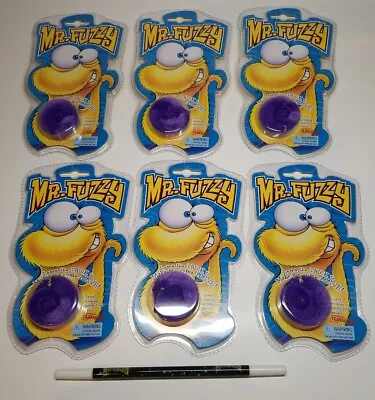 Lot Of 12 Purple Mr. Fuzzy & 12 Wands 2008 Original Magic Trick Fuzzy Worm • $24.99