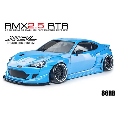 MST 1/10 RMX 2.5 86RB Light Blue Body Brushless RWD RTR Drift RC Car #533905 • $357.77