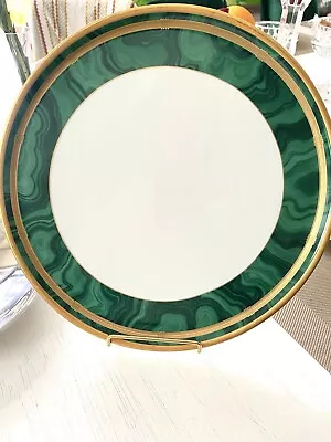 Vintage Christian Dior Malachite Green Porcelain Cake Plate • $95