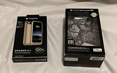 Mophie Juice Pack Pro Plus IPhone 4 6 2 Pcs [empty Box] • $15