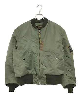 BUZZ RICKSON'S MA-1 Flight Jacket Green BR10981 Men Size [ XL ] • $379