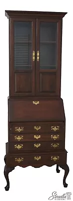 63787EC: ETHAN ALLEN Georgian Court Cherry Secretary Desk • $1595