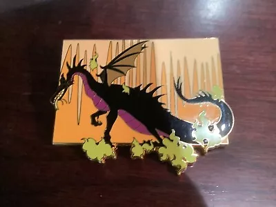 Disney Store Maleficent Dragon Jumbo Glow In The Dark LE 300 Pin • $59