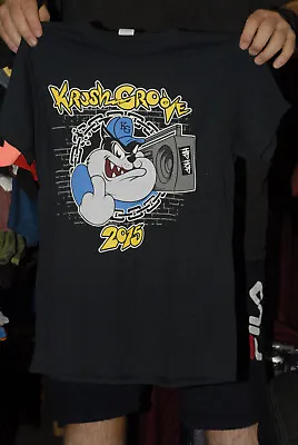 2015 Krush Groove Tour T Shirt Ice T Bone Thugz E 40 Mac 10 Scarcface Fat Joe S  • $8.99