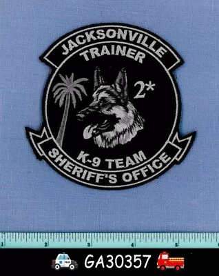 JACKSONVILLE * SWAT K-9 TRAINER (Subdued) FLORIDA Police Shoulder Patch K9 DOG • $4.99