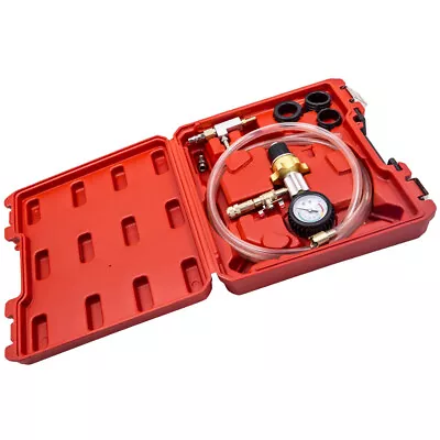 Car Engine Cooling System Vacuum Purge Gauge Radiator Coolant Refill Tool Kits • $57.54
