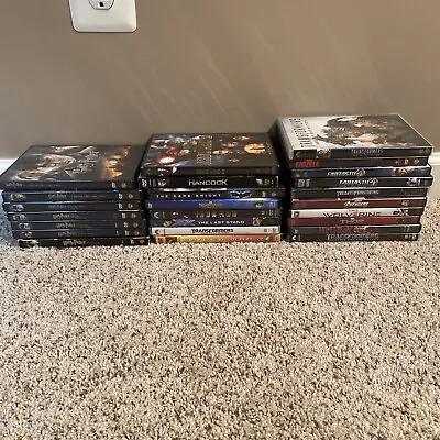 Huge Lot Of 25 DVDs: Harry Potter Marvel Batman Transformers And More! • $26.96