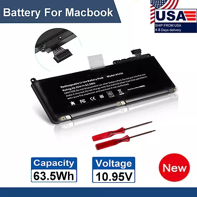 NEW A1331 Battery For Apple MacBook 13'' Unibody A1342 Late 2009 Mid 2010 63.5Wh • $21.99