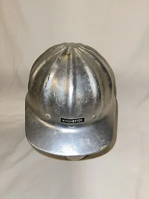 Vintage Superlite Aluminum Fibre-Metal Hard Hat Helmet With Liner 8 Rivet - USA • $41.99