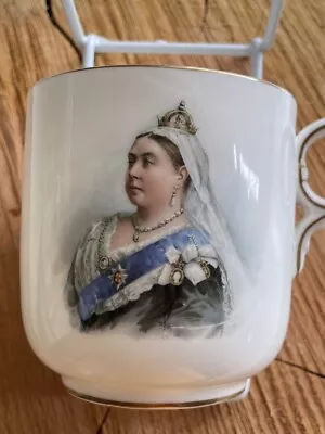 Rare Antique Doulton Burslem Queen Victoria Mug/Cup. • £20