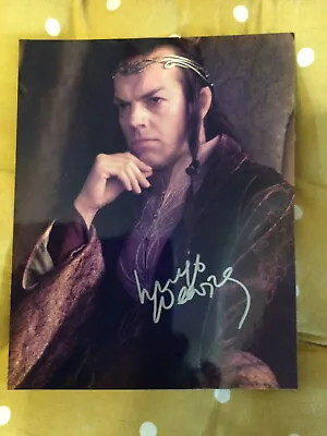 Lord Of The Rings 10x8 Signed Photograph With COA- Hugo Weaving As Elrond • £99.95