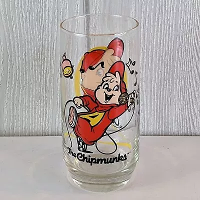 VTG Alvin And The Chipmunks 1985 Alvin Promo Drinking Glass EUC • $15.99