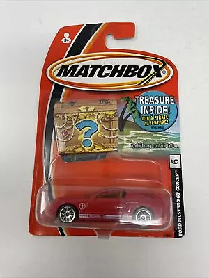 2005 Mustang GT Concept Red Treasure Chest W/Bonus Prize Inside Matchbox • $18.99