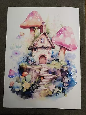 Fantasy Mushroom Poster 18x24in • $15.99