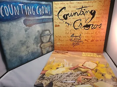 Counting Crows Vinyl LP Lot August And Everything After Somewhere Under Wonder • $150