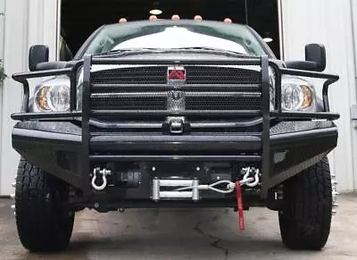 Fab Fours DR03-S1060-1 Black Steel Front Ranch Bumper • $1806.09