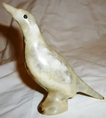 Vintage Carved Marble Bird Figurine • $8
