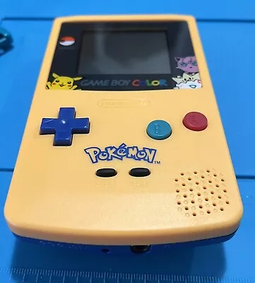 Nintendo Game Boy Color Pokémon Pikachu Edition GBC Colour Pokemon Console • £74.99