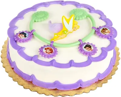 Disney Fairies Tinkerbell Glam Decopac Cake Topper Decoration NEW 11836 • $9.99