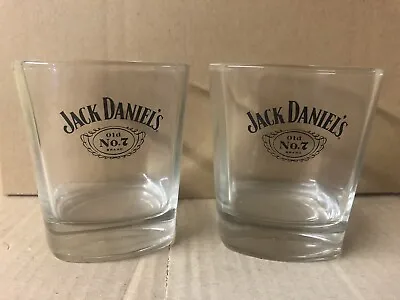 2 X Jack Daniels Old No 7 Brand  Whiskey  Tumbler Glasses • £7.99