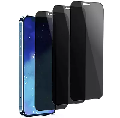 $14.29 • Buy 3x Privacy Tempered Glass Screen Protector For IPhone 12 11 Pro Max 7 8 X XS XR