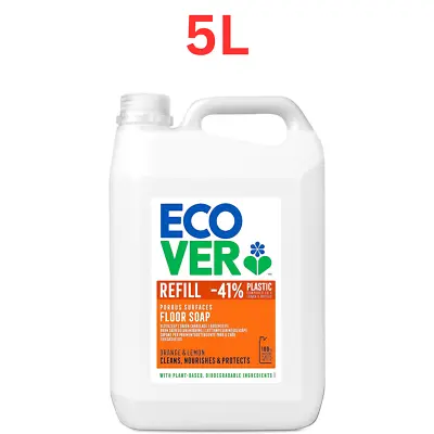 Ecover Concentrated Floor Clean Soap Refill Natural Shine & Gentle Scent  1L-5L • £27.99