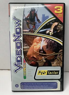 VideoNow Color Fear Factor Vol FF3 PVD 3 Disc Set Hasbro 2004 TV Show PG • $12