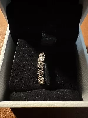 Genuine Pandora Rose Gold Alluring Brilliant Ring R 925 #180942CZ Size - 50 • £16