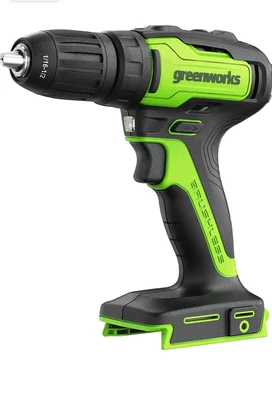 £39.99 • Buy Greenworks 24V Cordless 35Nm Brushless Drill Driver (Without Battery & Charger)
