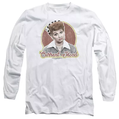 I LOVE LUCY CURRENT MOOD Licensed Men's Long Sleeve Graphic Tee Shirt LARGE • $15.95