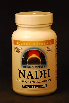 Source Naturals NADH 20mg 20 Lozenges • $38.95