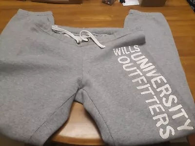 Jack Wills Grey Marl Outfitters Joggers Size 10 Fleece Lining • £8