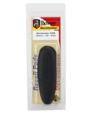 Pachmayr D752B Decelerator Old English Pad Black Base Medium 1.00  Black - 01407 • $40.07