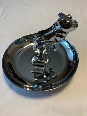 Vintage Mack Truck Bulldog Chrome Cigar Ashtray Central Die Casting Co. VGC • $78.88