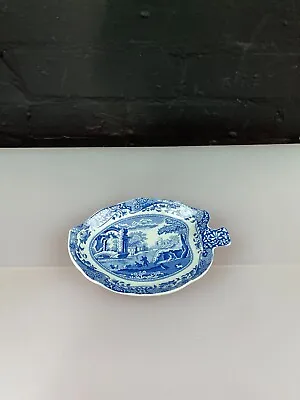 £24.99 • Buy Spode Italian Blue And White Leaf Shaped Pickle / Nibbles Dish 7 