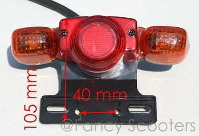 Tail Light For Mini Chopper Dirt Bike Mini Bike With Turn Signals And Brake Lamp • $22.99