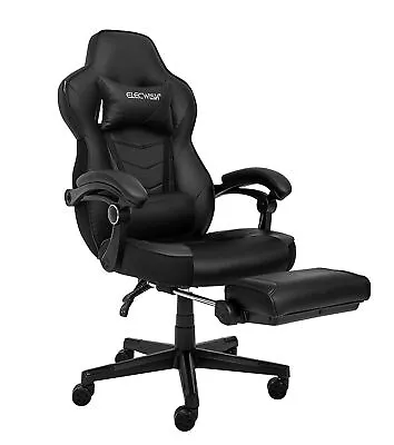 ELECWISH Computer Gaming Chair Ergonomic Office Swivel Seat Recliner W/Footrest • $159.99