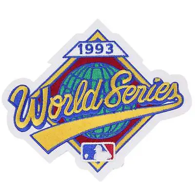 1993 MLB World Series Sleeve Patch Philadelphia Phillies Toronto Blue Jays • $16.99