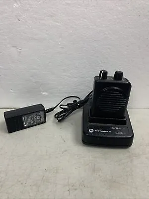 Motorola Minitor V Single Channel VHF Pager 151-159 MHZ With Charger And Base  • $69.95