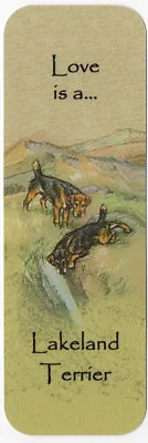 £2.50 • Buy Lakeland Terrier Dog Beautiful Dog Bookmark Same Image Both Sides Great Gift