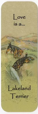 £2.50 • Buy Lakeland Terrier Dog Beautiful Dog Bookmark Same Image Both Sides Great Gift