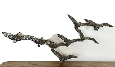 1970's Jere Aluminum Birds In Flight Wall Sculpture • $750