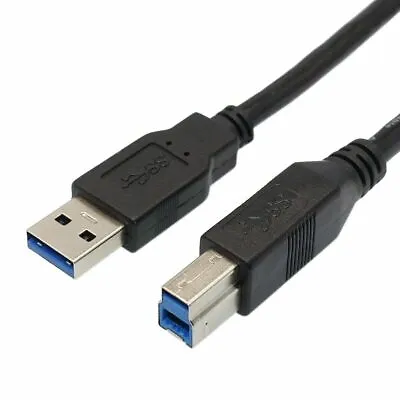 $9.99 • Buy 2m Premium USB 3.0 Data Printer Scanner Cable Type A Male To B Male AM To BM