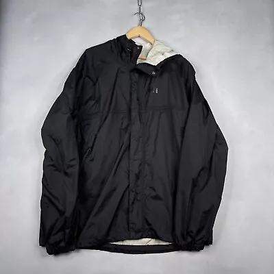 Helly Hansen Jacket Men’s XXL 2XL Black Windbreaker Rain Coat Waterproof Hiking • $25.88