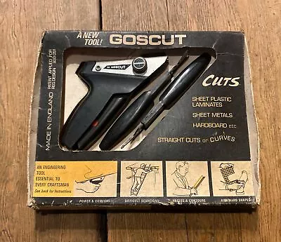 Vintage Goscut Sheet Metal Laminate Cutter Tinsmith Shears Pre Eclipse Old Tools • £20